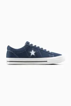 Converse tenisi din piele intoarsa One Star 95 culoarea bleumarin, A15097C imagine
