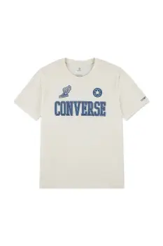 Converse tricou copii culoarea bej, cu imprimeu, 9CH470 imagine