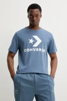 Converse tricou din bumbac cu imprimeu, 10025458-A40 imagine