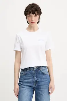 Converse tricou din bumbac culoarea alb, 10028336-A01 imagine