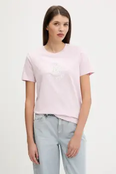 Converse tricou din bumbac culoarea roz, 10027751-A03 imagine