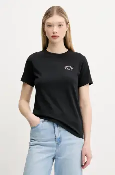 Converse tricou din bumbac femei, culoarea negru, 10027379-A02 imagine