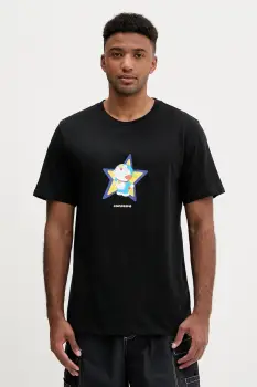 Converse tricou din bumbac X DORAEMON GRAPHIC culoarea negru, cu imprimeu, 10028894.A01 imagine