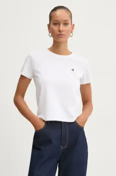 Converse tricou femei, culoarea alb, 10027252-A01 imagine