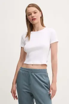 Converse tricou femei, culoarea alb, 10027490-A02 imagine