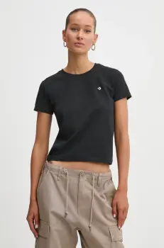 Converse tricou femei, culoarea negru, 10027252-A02 imagine