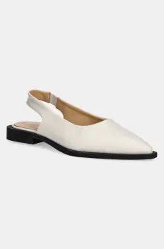 Copenhagen balerini de piele culoarea bej, CPH416 imagine