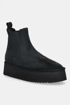 Copenhagen cizme de zapada din piele intoarsa culoarea negru, CPH259 black imagine