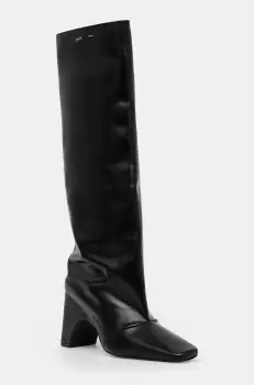 Coperni ghete de piele Bridge Boot femei, culoarea negru, cu toc drept, COPSH03857 imagine