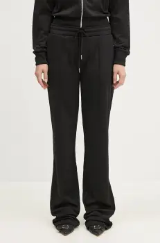 Coperni pantaloni Tracksuit Trousers femei, culoarea negru, drept, high waist, COPJS83567 imagine