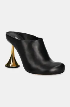 Coperni papuci Orchestra Closed Mule Heel femei, culoarea negru, cu toc cui, COPSH60F6014 imagine