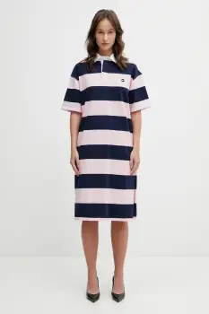 Coperni rochie din bumbac Striped Polo imagine