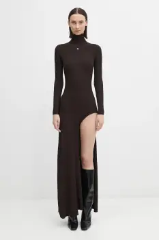Coperni rochie Leg Cut-Out Rib Gown imagine