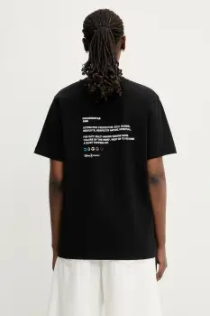 Coperni x Disney Pocahontas tricou din bumbac culoarea negru, DJS03F5036POC imagine