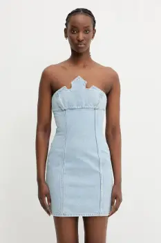 Coperni x Disney rochie din denim Crown mini, mulata, DR190F2024 imagine