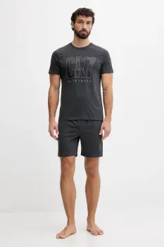 CR7 Cristiano Ronaldo pijama culoarea gri, cu imprimeu, 8730.41.2612 imagine