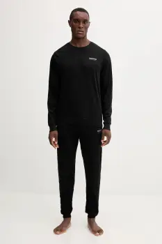 CR7 Cristiano Ronaldo pijamale de bumbac culoarea negru, cu imprimeu, 8730.42.1047 imagine