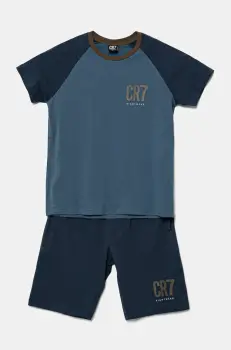 CR7 Cristiano Ronaldo pijamale de bumbac pentru copii cu imprimeu, 8770 imagine
