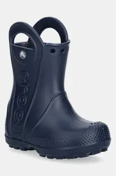 Crocs cizme HANDLE IT RAIN BOOT KIDS culoarea albastru marin, 211056 imagine