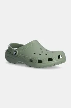 Crocs papuci Classic barbati, culoarea verde, 10001 imagine