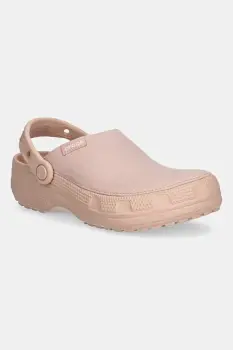 Crocs papuci Classic Crafted Clog culoarea bej, 211354 imagine