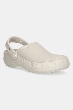 Crocs papuci Classic Crafted Clog culoarea bej, 211354 imagine