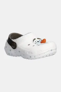Crocs papuci CLASSIC FROZEN OLAF CLOG culoarea alb, 210236 imagine