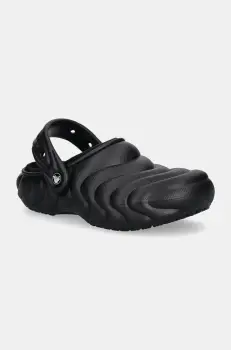 Crocs papuci Classic Lined Overpuff Clog culoarea negru, 210059 imagine