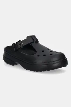 Crocs papuci Classic Mary Jane Clog femei, culoarea negru, 210581 imagine