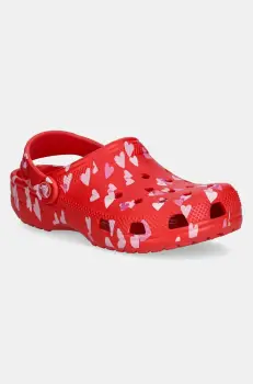 Crocs papuci CLASSIC VDAY CLOG culoarea rosu, 209754 imagine