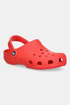 Crocs papuci copii CROCS CLASSIC CLOG culoarea rosu, 206991 imagine