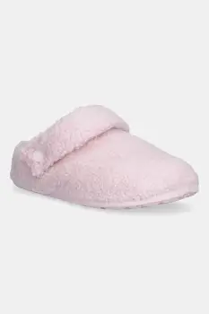 Crocs papuci de casa Classic Cozzy Slipper culoarea roz, 209386 imagine