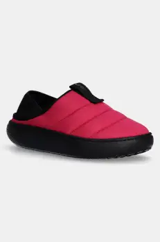 Crocs papuci de casa Classic Puff Moc culoarea roz, 210706 imagine