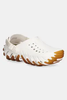 Crocs papuci Echo Gum Ro Clog culoarea bej, 211675 imagine
