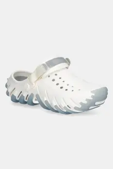 Crocs papuci Echo Icey Ro Clog culoarea bej, 211458 imagine