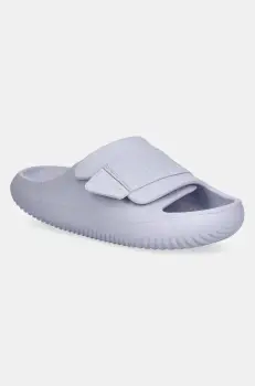 Crocs papuci Mellow Luxe Recovery Slide culoarea violet, 209413.5BR imagine