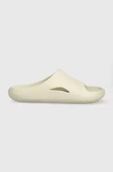 Crocs papuci Mellow Slide femei, culoarea bej, 208392 imagine