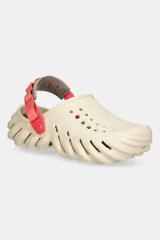 Crocs papuci X - (Echo) Clog culoarea bej, 207937 imagine