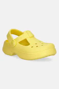 Crocs sandale CLASSIC MARY JANE CLOG culoarea galben, 210616 imagine