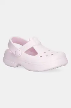 Crocs sandale CLASSIC MARY JANE CLOG culoarea roz, 210616 imagine