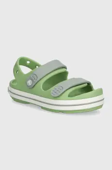 Crocs sandale copii CROCBAND CRUISER culoarea verde imagine