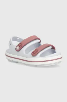 Crocs sandale copii CROCBAND CRUISER SANDAL culoarea roz imagine