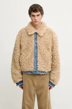 Daily Paper geaca cu doua fete Reversible Fur imagine