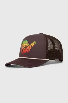 Dakine sapca VACATION TRUCKER culoarea maro, cu imprimeu, 10004056 imagine