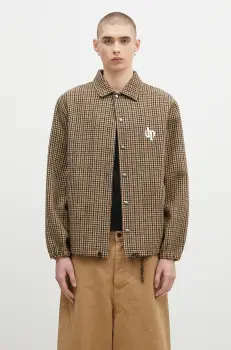 DARKPARK geaca de lana Joe culoarea bej, de tranzitie, MJA04.FAW07.8586 imagine