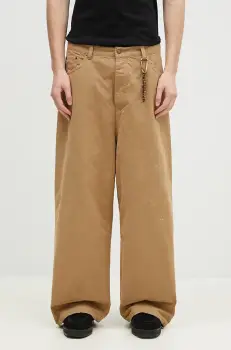 DARKPARK pantaloni de bumbac Ray culoarea verde, drept, MTR11.FAP05.008501 imagine