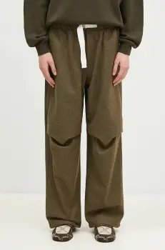 DARKPARK pantaloni Jordan culoarea verde, drept, MTR09.FAW02.0065 imagine