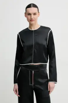 Day Birger et Mikkelsen bluza din amestec de in Baryl femei, culoarea negru, neted, DAY65243652 imagine