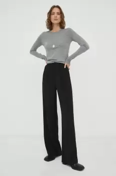 Day Birger et Mikkelsen pulover de lana Annabelle femei, culoarea gri, light imagine