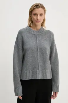 Day Birger et Mikkelsen pulover de lana Lula - Daily Cashmere femei, culoarea gri, calduros, DAY65243480 imagine